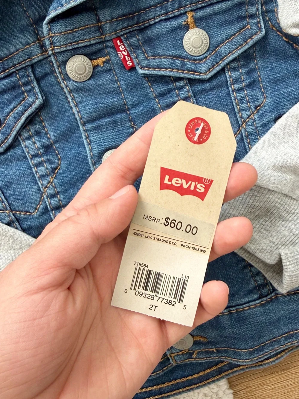 Levi’s Toddler Boys’ Indigo Trucker Jacket